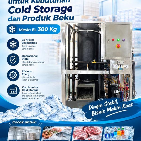 Mesin Es Kristal untuk Kebutuhan Cold Storage dan Produk Beku